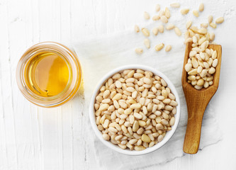 Pine nut oil and pine nuts