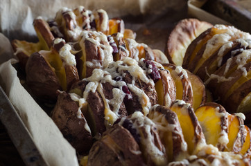 Baked potato with cheese