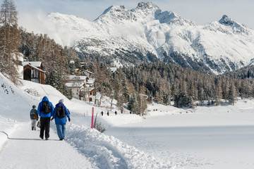  St Moritzersee path