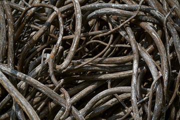 Recycling of scrap metal from demolished building