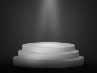 Spotlight Podium Background