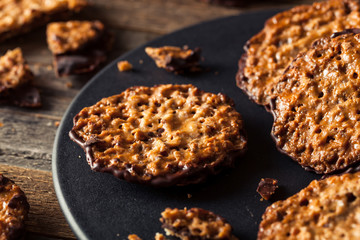 Homemade Almond and Chocolate Lacey's