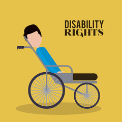 Fototapeta premium disability rights design 