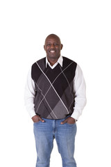 Portrait of a middle aged man isolated on white
