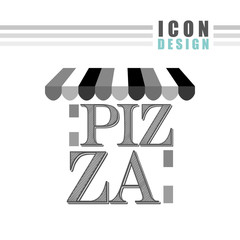 delicious pizza design 