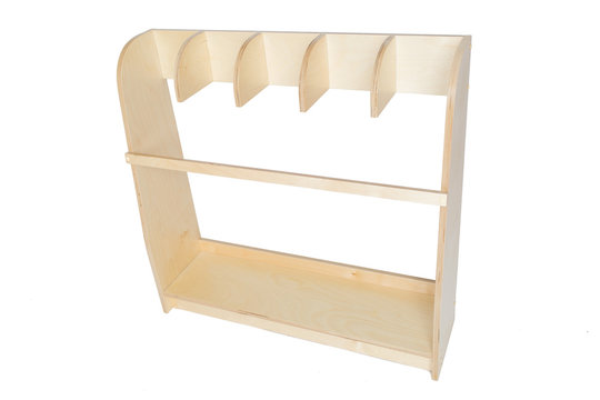 wooden furniture - isolated shoe rack