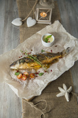 grilled seabass