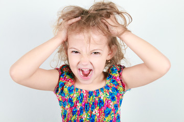 bambina nello stress