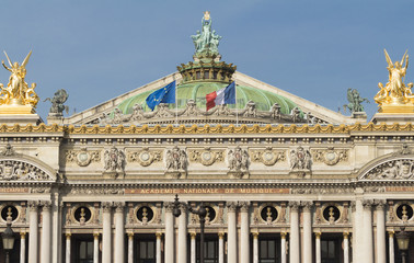 The National Opera house Garnier, Paris, France.