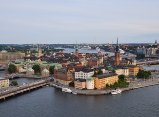 Fototapeta na wymiar Blick auf Stockholm