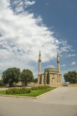 Fototapeta na wymiar A mosque in Baku, Azerbaijan 