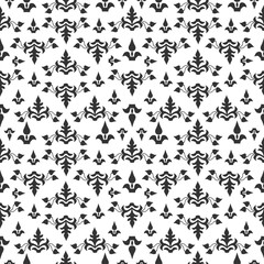decorative seamless vector black-and-white texture