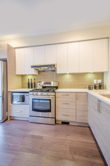 Fototapeta premium Modern kitchen in luxury house.