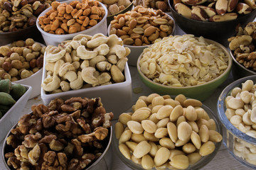snack nut selection
