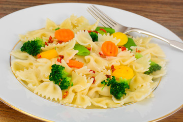 Farfalle Pasta, Sausage and Broccoli Diet Food