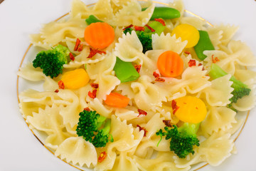 Farfalle Pasta, Sausage and Broccoli Diet Food