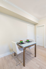 Modern dining room in luxury house.