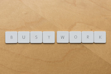 Keyboard Letters-Busy Work