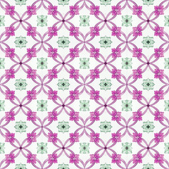 Old ceramic tiles patterns handicraft from thailand In the park