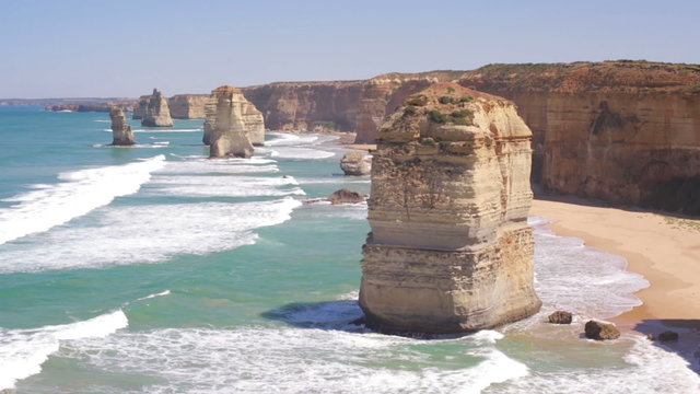 The Twelve Apostles on the Great Ocean Road in Australia