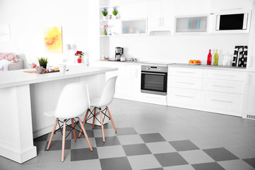 New modern kitchen interior