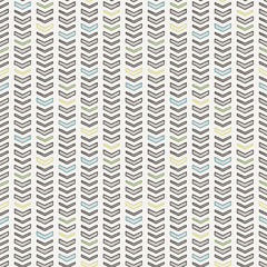 Vector seamless texture of hand-drawn arrows or chevrons