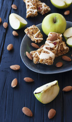 Cookies of cereals with fruit and berries
