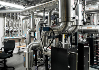 Industry concept pipes tubes