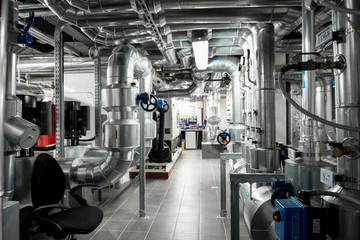 pressure pump for running water in a building, factory