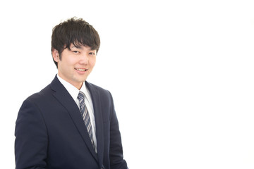 笑顔のビジネスマン