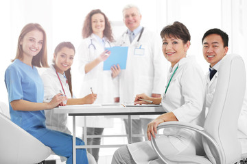 Team of doctors indoors
