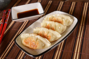 Japanese gyoza dumplings