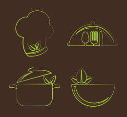 Vegan icon design