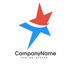 Obraz premium Business vector logo icon