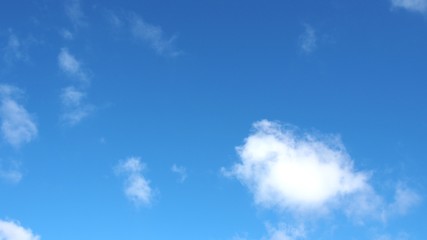 blue sky with cloud background