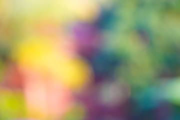 Colorful  bokeh glitter defocused lights abstract background.