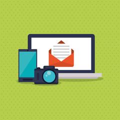 Technology icon design 