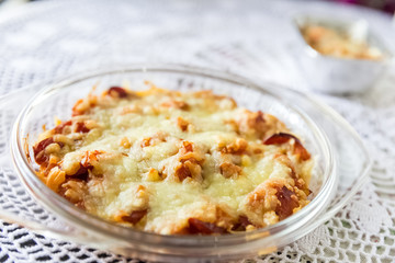 homemade macaroni cheese