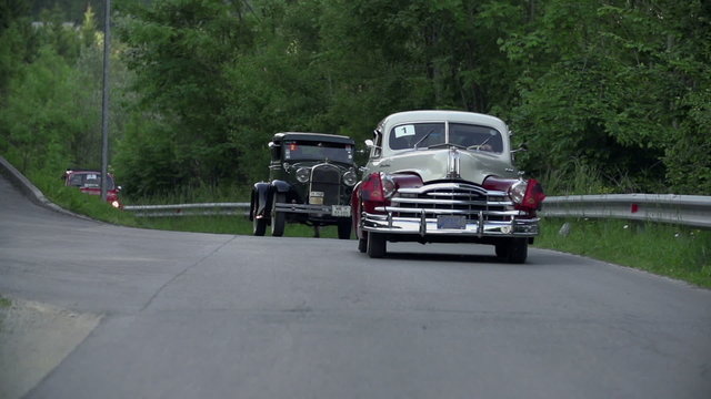 Long line of old-timers 