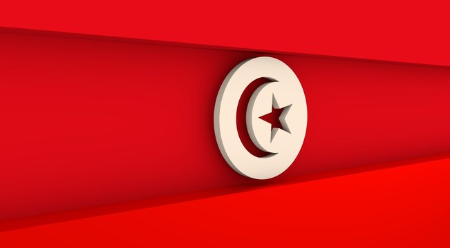 Tunisia flag design concept