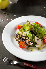 Sesame Seared Salmon Salad