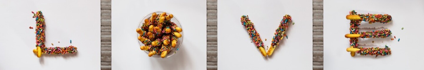 I love sweets, chocolate bars, beautiful design.