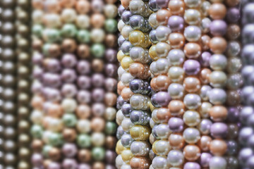 Strings with stylish softtone beads