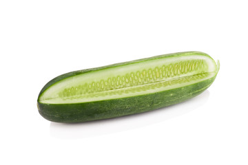 Cucumber isolated on white background