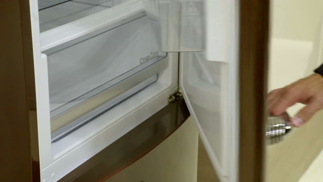 Opening the fridge on a business fair IFA