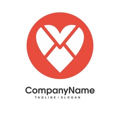 Mail vector logo icon