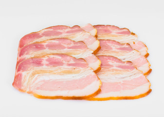 Smoked Bacon, Lard, Raw Pork with Spices