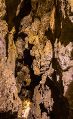 In a cave
