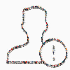 people shape  man icon