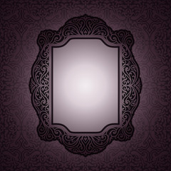 Vintage background design, elegant book cover, victorian style 